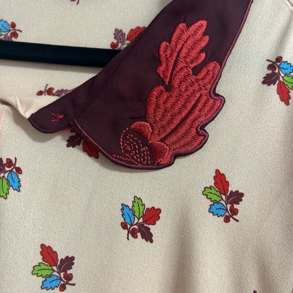 Pink Fall leaves dress - Picture 3 of 3